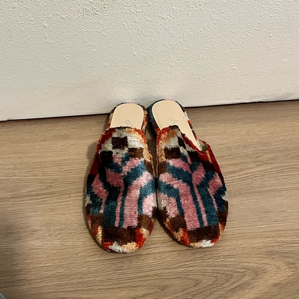 Colorful Patterned Slip-On Shoes
